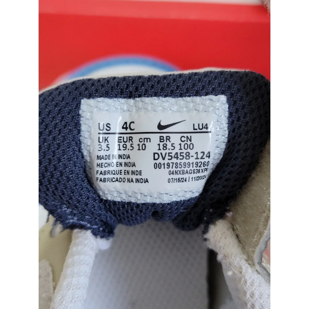 Toddler's Nike Court Borough Low Recraft, Blue/White/Red, Size 4C,‎ NWT - Picture 9 of 10